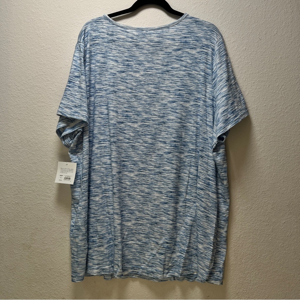 Croft & Barrow Blue Short Sleeve Tee - Picture 2 of 5